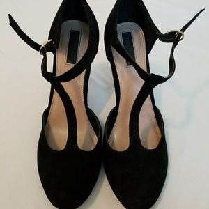 black forever 21 heels